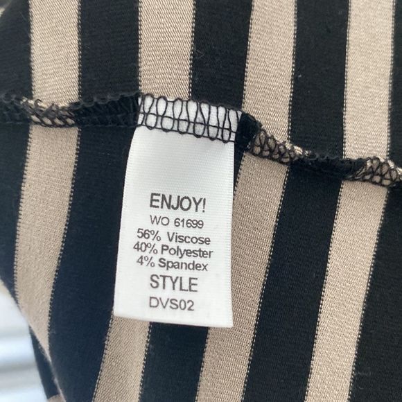 Michael STARS Addison Striped Maxi Racer Back Tank Dress w Beaded Rope Belt - M - Picture 7 of 7